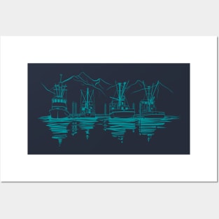 Fishing Boats Posters and Art